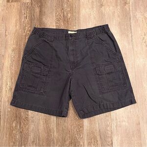 Savane Cargo Shorts Men's 38 Casual Outdoors Rugged Utility Khaki Navy